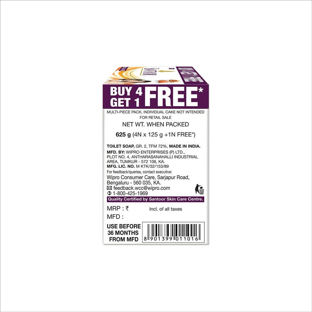 Santoor Almond Soft With Sandal & Almond Milk Soap | Grab2Buy