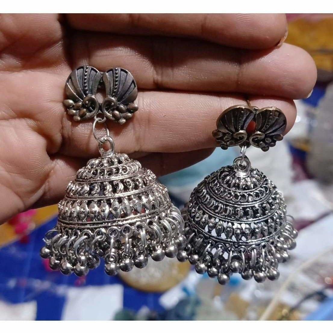 MS Fashion India Bee Design Hanging Jhumka Earrings | Grab2Buy