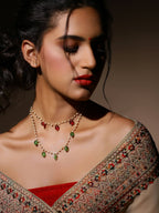 Women's Gold-Polished Necklace - Ruby Raang | Grab2Buy