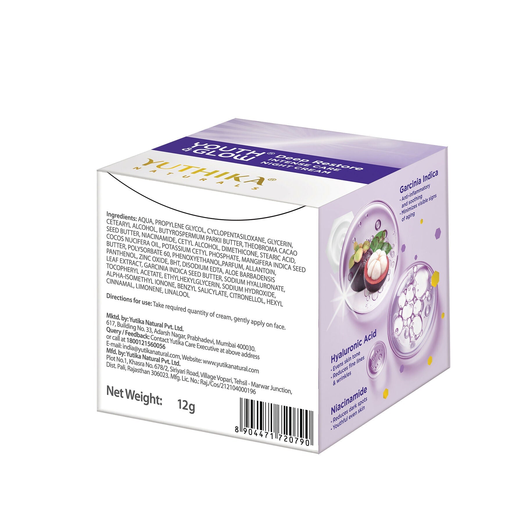 Yuthika Youth & Glow Deep Restore Night Cream For Women | Grab2Buy