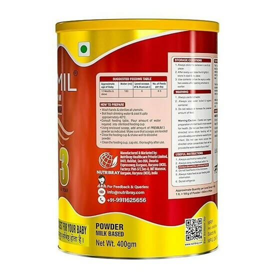 Braymil Premium Follow Up Formula 3 for 1-2 Years Powder | Grab2Buy