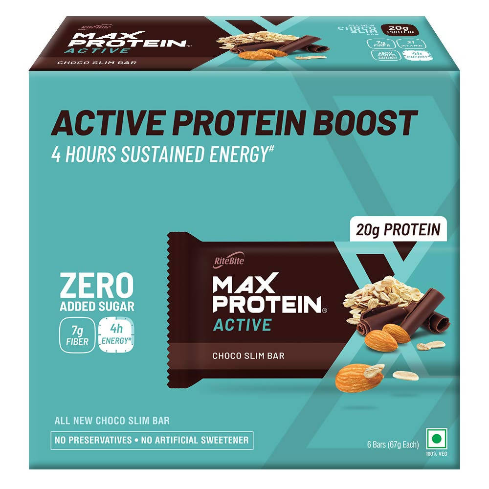 RiteBite Max Protein Active Choco Slim Bar | Grab2Buy