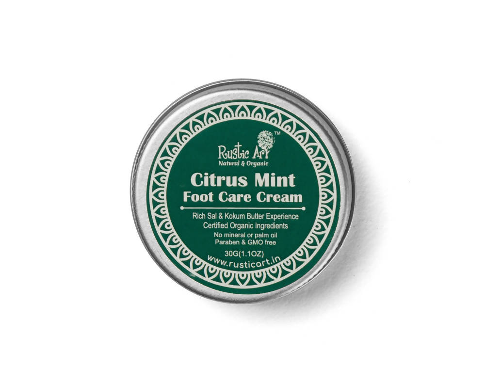 Rustic Art Citrus Mint Foot Care Cream | Grab2Buy