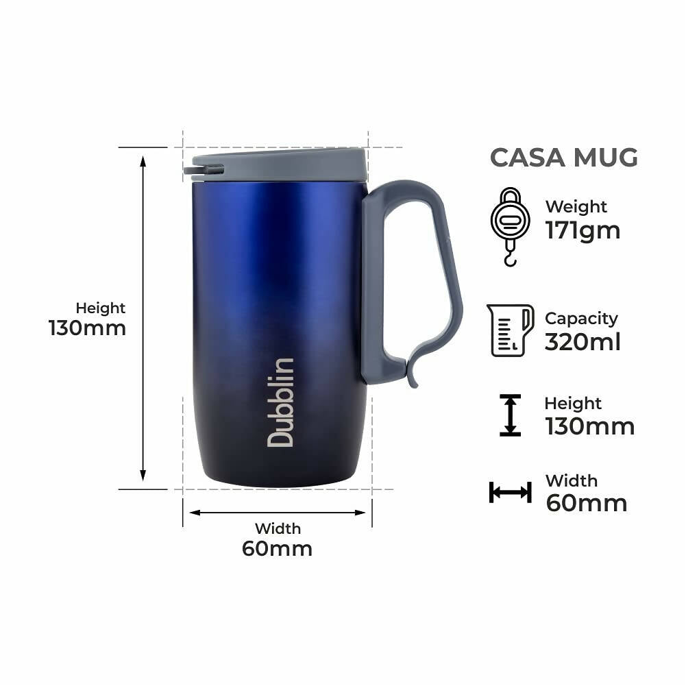 Dubblin Casa Stainless Steel Mug | Grab2Buy