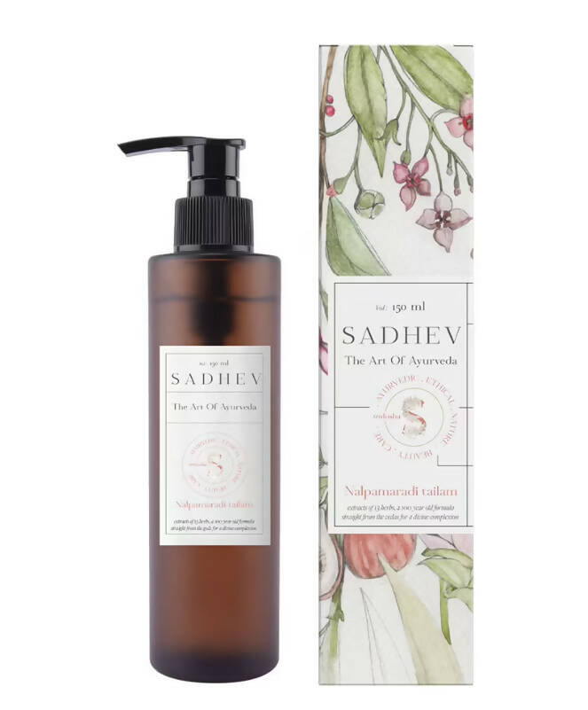 Sadhev Ayurvedic Brightening Nalpamaradi Tailam | Grab2Buy