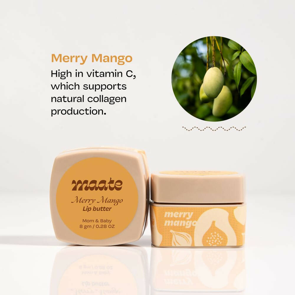 Maate Lip Butter | Packed with Mangoes For Ultra Hydrating Lips | Grab2Buy