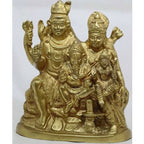 Chahat Premium Living Brass Shiv Parivar | Grab2Buy
