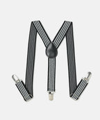 Manet Boys Strip Suspenders - Black | Grab2Buy