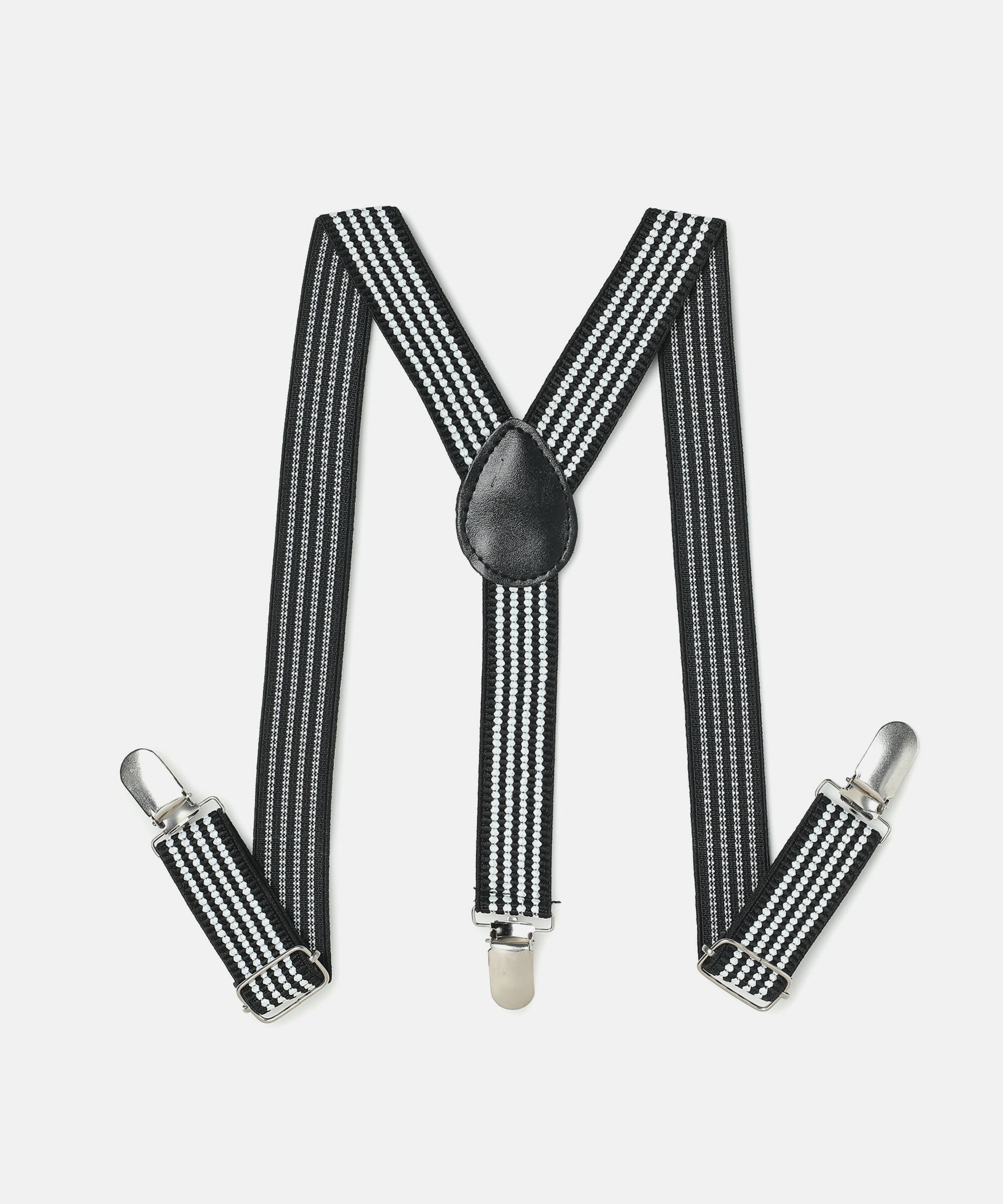 Manet Boys Strip Suspenders - Black | Grab2Buy