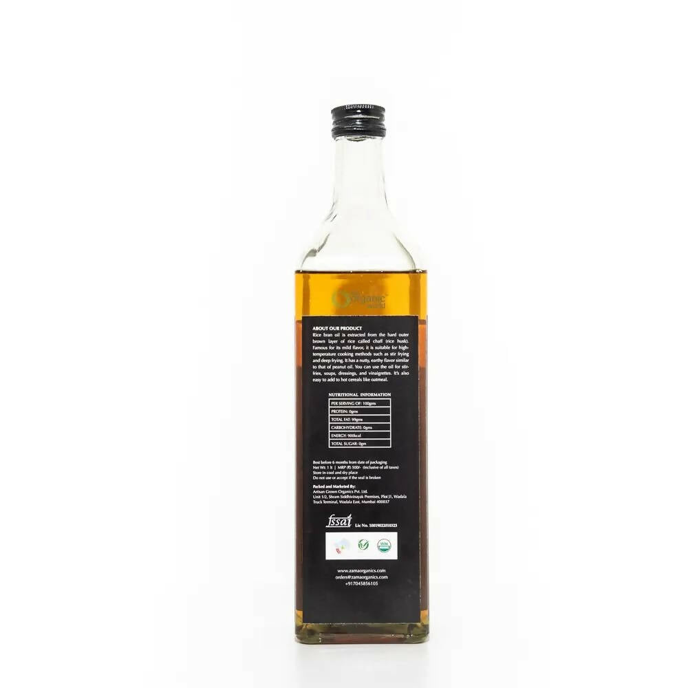 Zama Organics Rice Bran Oil | Grab2Buy