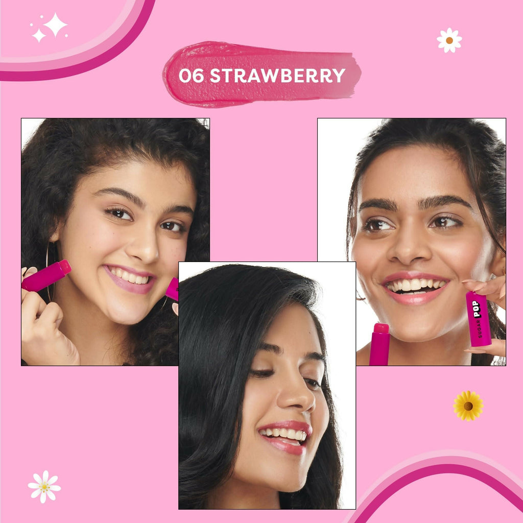 SUGAR POP Nourishing Lip Balm - 06 Strawberry