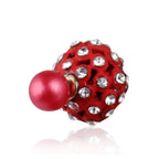 Trendoo Jewelry Gold-Polished Stylish Fancy Red Studs | Grab2Buy