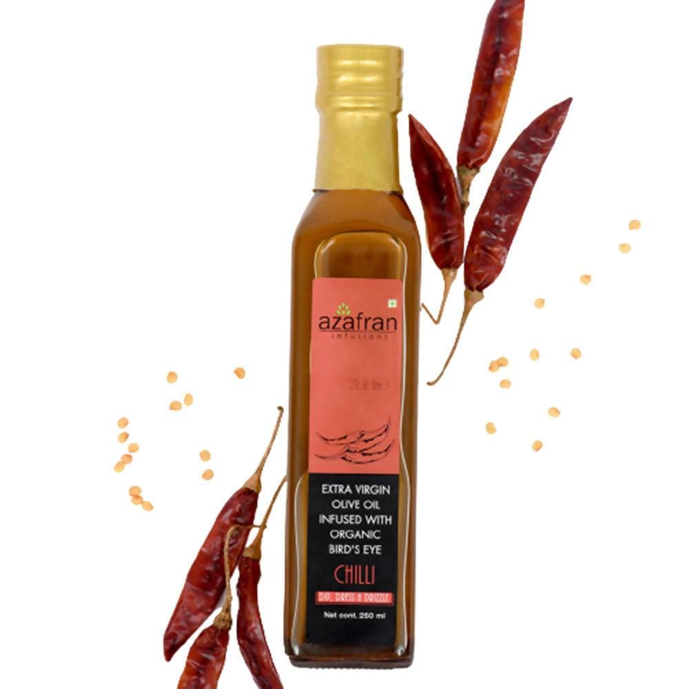 Azafran Infusions Bird’s Eye Chilli Infused Extra Virgin Olive Oil | Grab2Buy
