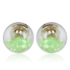 Trendoo Jewelry Gold-Polished Stylish Fancy Party Wear Pink Studs | Grab2Buy