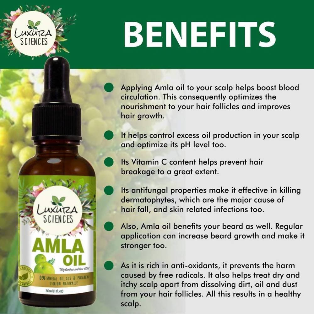 Luxura Sciences Amla Oil | Grab2Buy