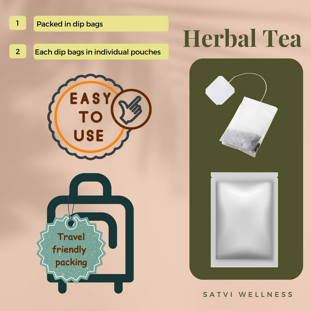 Satvi Wellness Punarnava Herbal Tea Bags | Grab2Buy