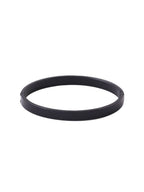 NVR Men's Black Metal Interlock Kada Bracelet | Grab2Buy