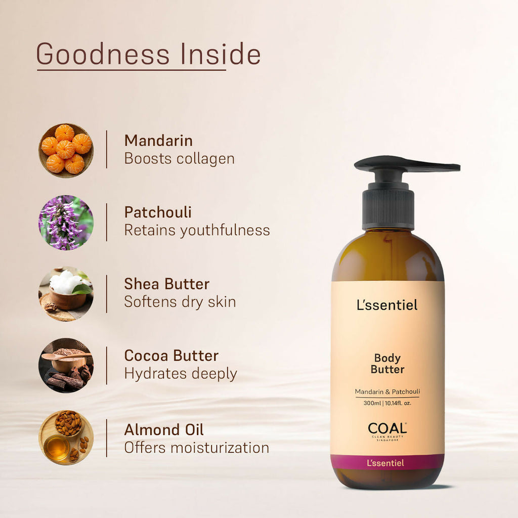 Coal Clean Beauty Mandarin and Patchouli Body Butter | Grab2Buy