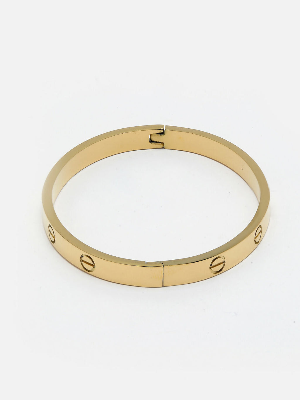 NVR Women & Men Gold-Polished Kada Bracelet | Grab2Buy