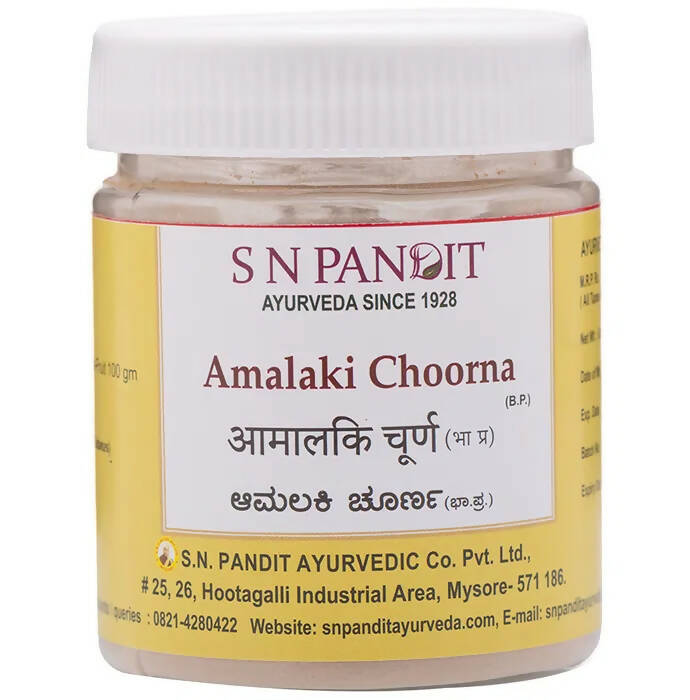 S N Pandit Ayurveda Amalaki Choorna | Grab2Buy