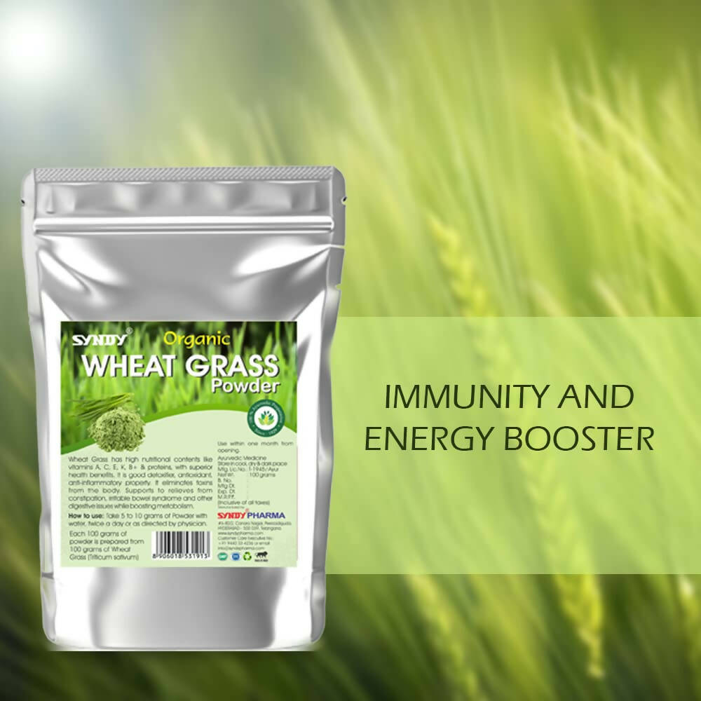 Syndy Pharma Organic Wheat Grass Powder | Grab2Buy