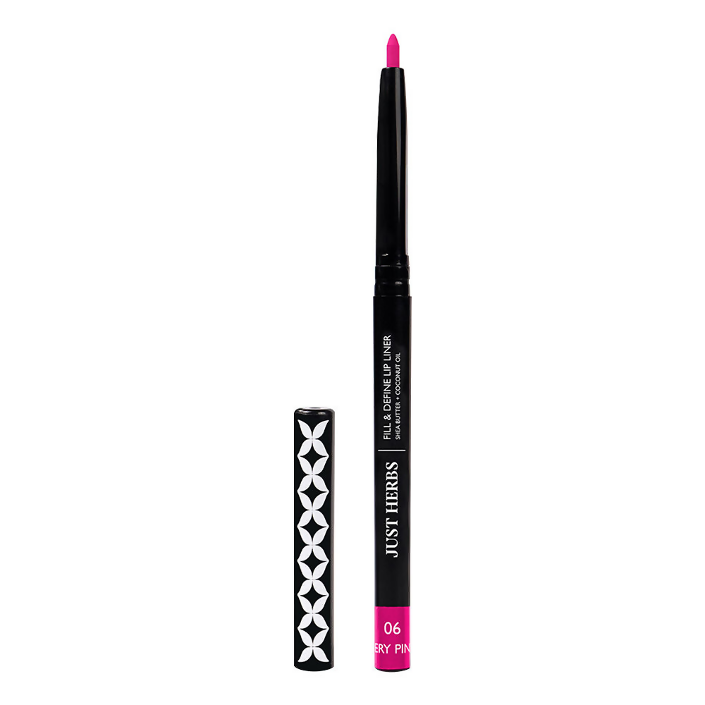Just Herbs Fill & Define Lip Liner - Fiery Pink | Grab2Buy