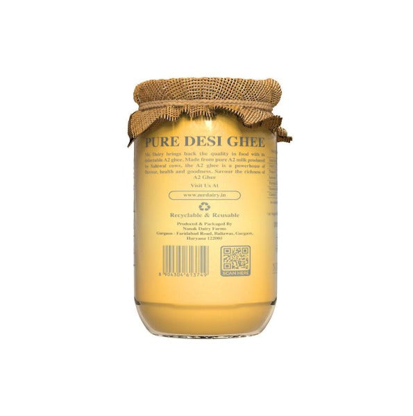 Mr. Dairy A2 Ghee | 100% Pure and Natural Ghee | Cultured Desi Ghee From A2 Milk | Grab2Buy