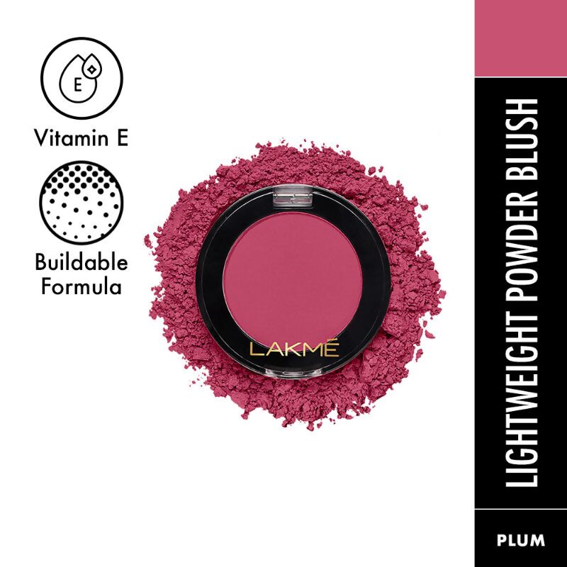 Lakme Face It Blush - Perfect Plum | Grab2Buy