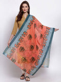 Myshka Women's Traditional Multi Cotton Silk Printed Casual Dupatta | Grab2Buy