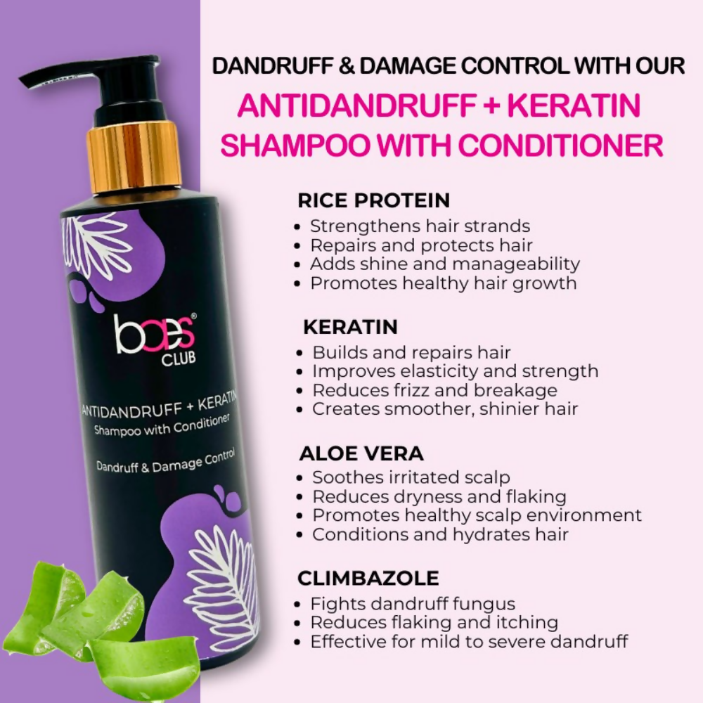 Baes Club Anti Dandruff + Keratin Shampoo | Grab2Buy