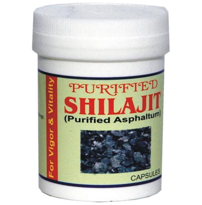 Indian Remedies Purified Shilajit Capsules | Authentic Himalayan Ayurvedic Resin