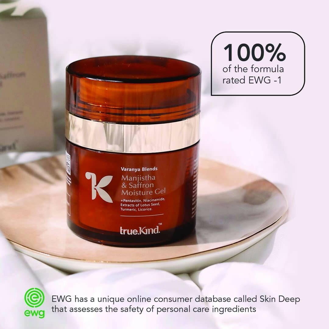 True Kind Varanya Blends Manjistha & Saffron Gel Face Moisturiser | Grab2Buy