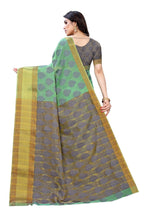 Vamika Green Jari Work Cotton Silk Saree (RIDHIMA GREEN) | Grab2Buy