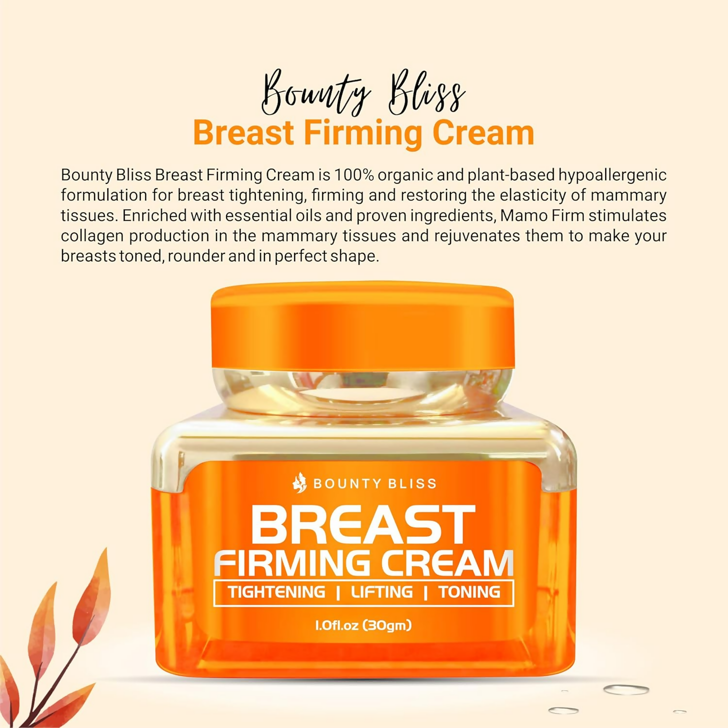 Bounty Bliss Breast Firming Cream Natural Breast Enhancement | Grab2Buy