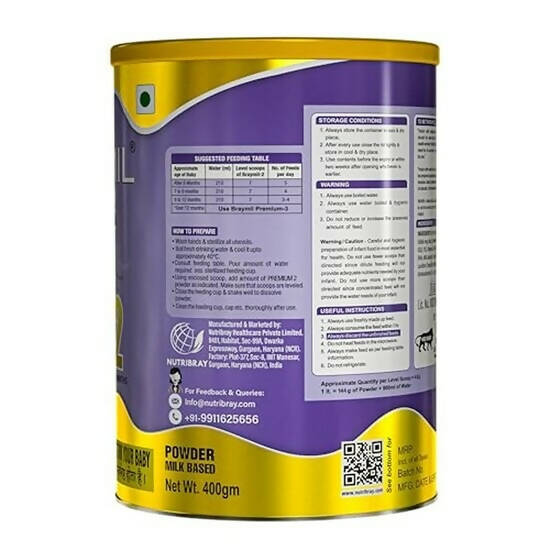 Braymil Premium 2 Follow Up Formula for 6-12 Months Powder | Grab2Buy