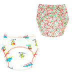 Kindermum Cotton Padded Pull Up Training Pants/ Padded Underwear˜For Kids-Autumn Animals Set of 2 pcs