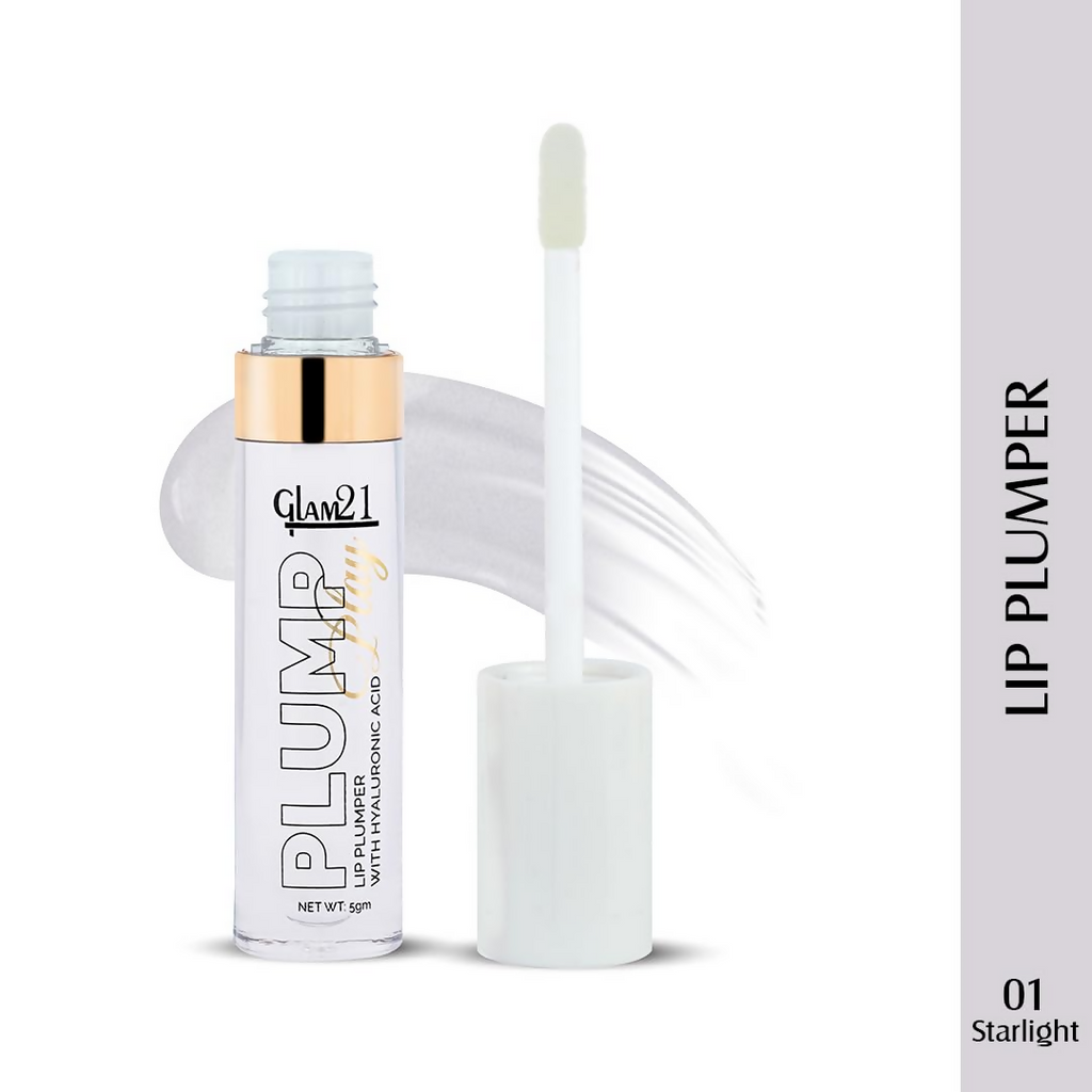 Glam21 Lip Plump Play Lip Plumper With Hyaluronic Acid - 01 Starlight | Grab2Buy