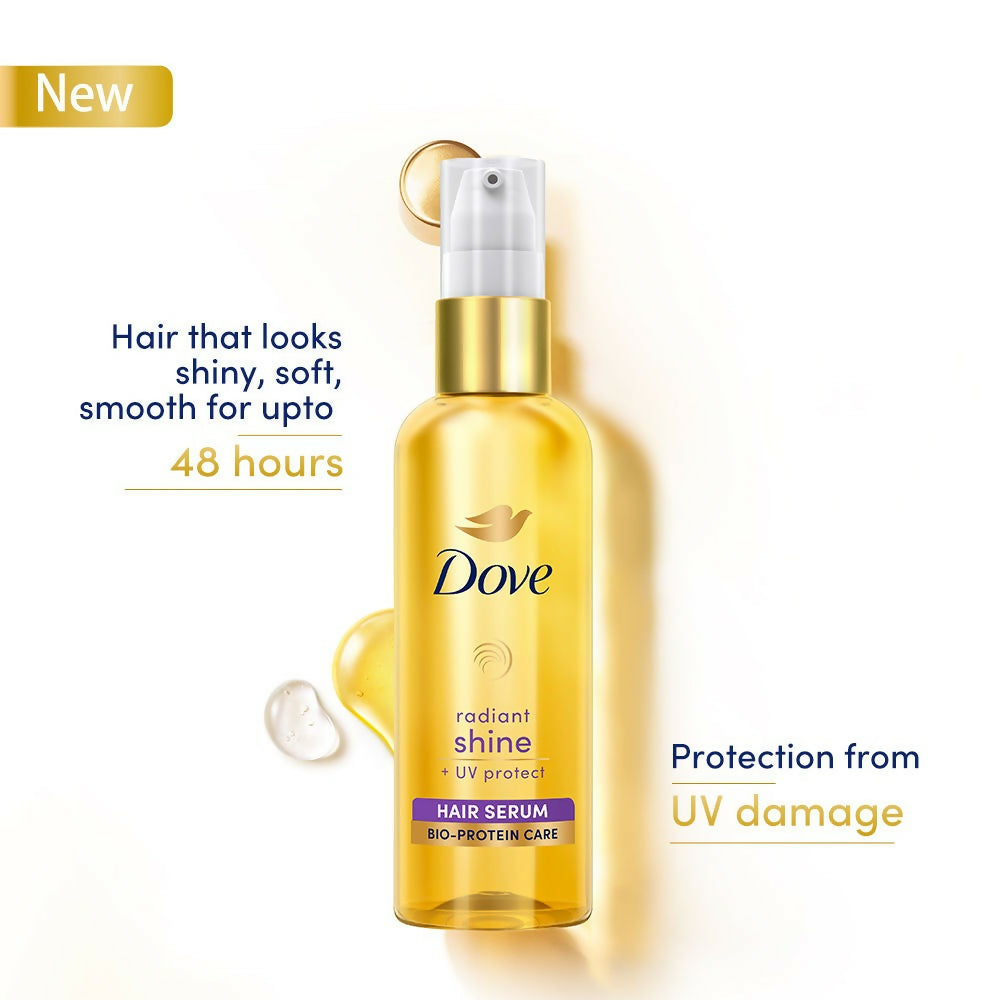 Dove Radiant Shine + UV Protect Hair Serum | Grab2Buy