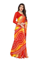 Vamika Red Linen Satin Border Saree | Grab2Buy