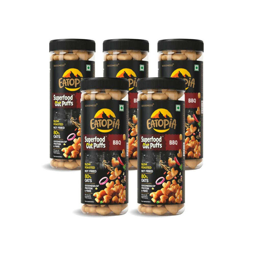 Eatopia Superfoods Oat Puffs - Masala Crunch | Grab2Buy