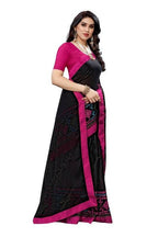 Vamika Black Chiffon Emboridered Saree (SUIDHAGA BLACK) | Grab2Buy
