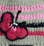 Chutput Kids Woollen Hand Knitted Butterfly Detailed Cap - Grey | Grab2Buy