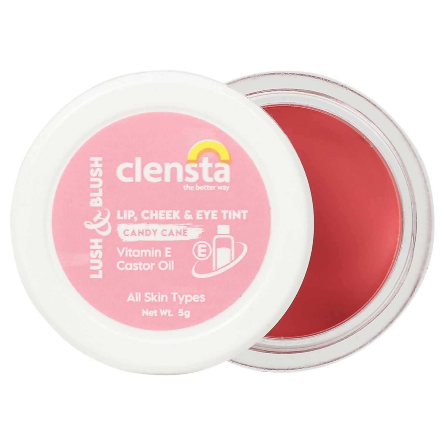 Clensta Lip Cheek Tint - Candy Cane | Grab2Buy
