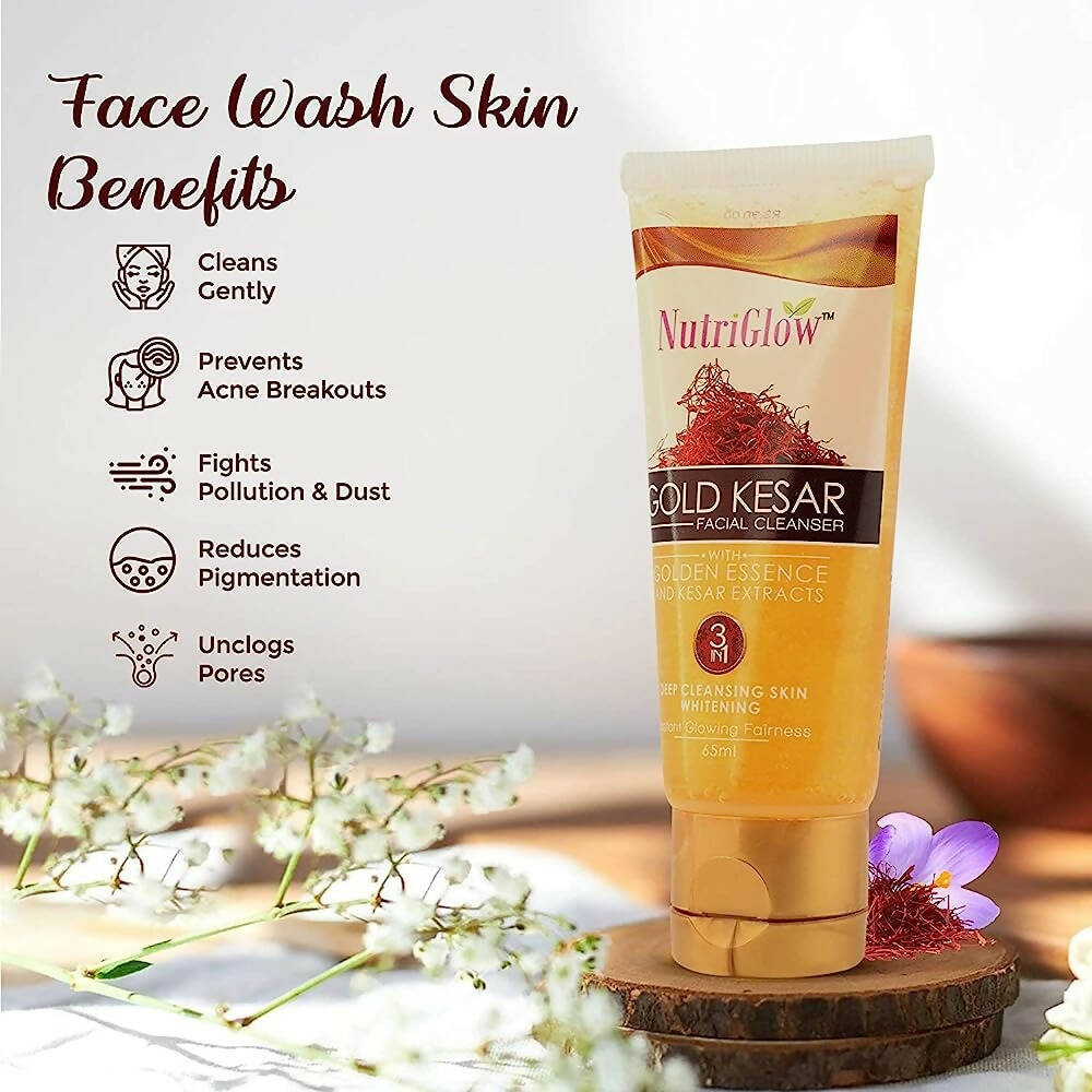 NutriGlow Gold Kesar Face Wash | Grab2Buy