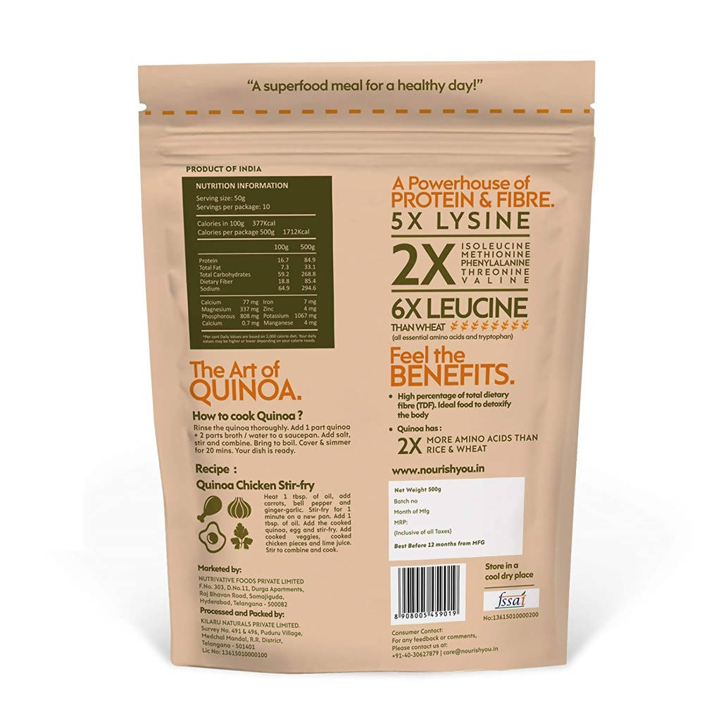 Nourish You Organic Premium White Quinoa | Grab2Buy