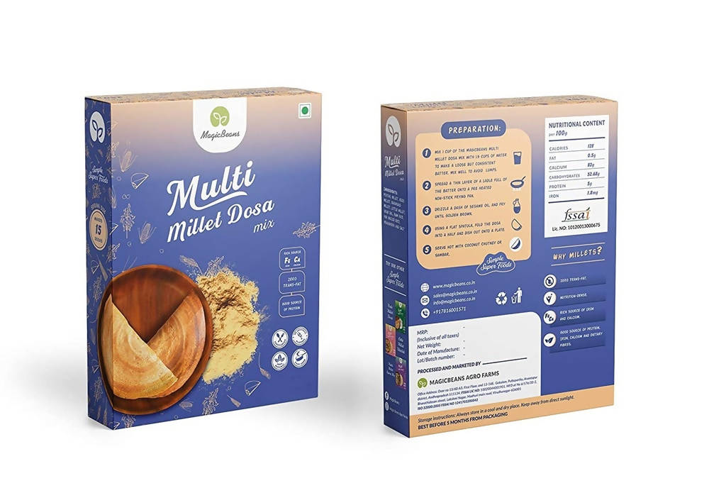 Magicbeans Multi Millet Dosa Mix | Grab2Buy