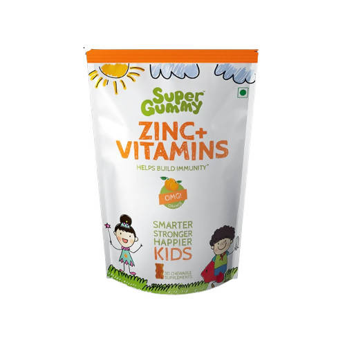Super Gummy Zinc + Vitamins Gummies for Kids (Orange Flavor) | Grab2Buy