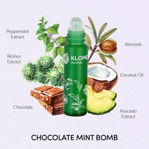 Klome Essentials Mint & Chocolate Bomb Lip Oil | Grab2Buy