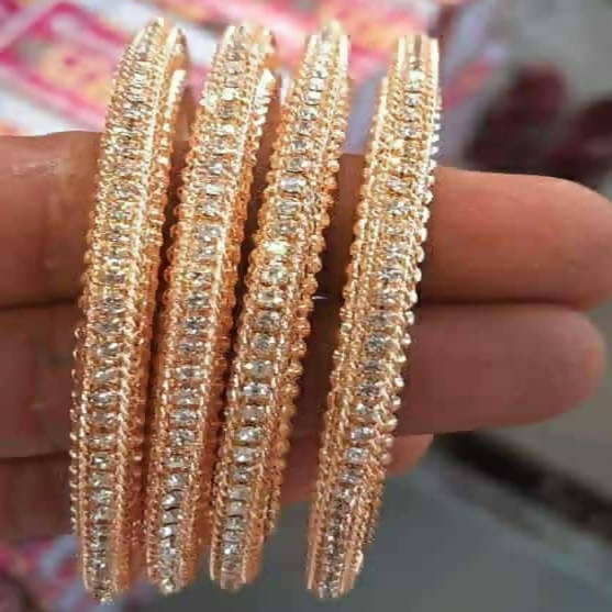 Mominos Fashion Trendy Designer American Diamond Bangles | Grab2Buy