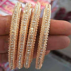 Mominos Fashion Trendy Designer American Diamond Bangles | Grab2Buy